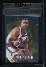 BAS 1994 SP Premier Prospects Die-Cut Charlie Ward #D25 Seal of Authenticity 3c7