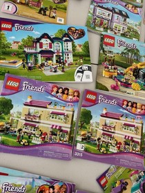 LEGO FRIENDS INSTRUCTION BOOK MANUAL ONLY HUGE LOT 41130 41714 41684 41095 41449