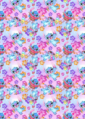 Geschenkpapier Disney Stitch Geburtstag - Disney Stitch Geschenkpapier - Lilo Stitch D6
