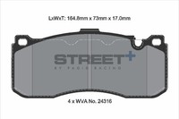 BremsbeläGe BMW 1 (E87) 120 D Baujahr 06/04-06/11 KW 120 PS 163 - Pagid Racing S