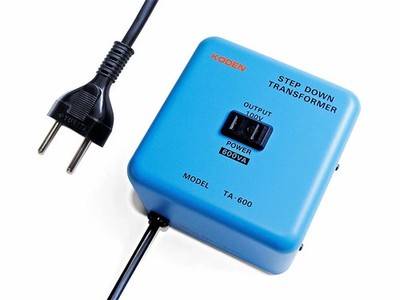 Tokyo Koden Overseas Transformer, Step-Down Transformer, Rated Capacity 600W, Co