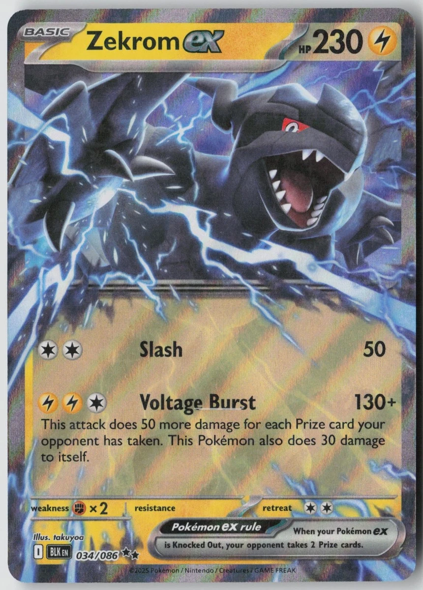 ゼクロムEX 外国版 Zekrom Ex Pokémon TCG Cards for sale | eBay