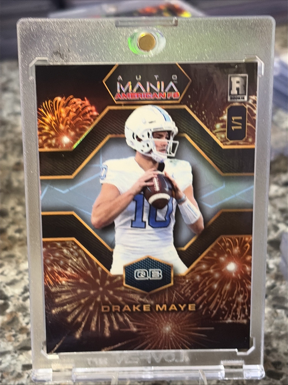 Drake Maye Wild Card Auto Mania American Football Preview #DM2 Base