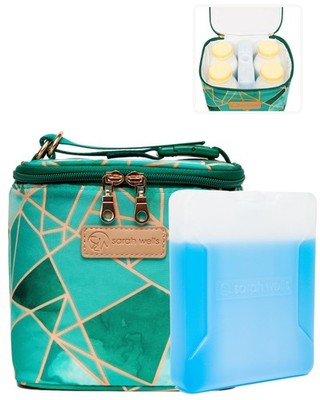 Cold Gold Breastmilk Cooler Bag with Safety Tested Ice Pack   Insulated Mi