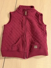 Carter  s Toddler Quilted Vest  Size 24 Months  Maroon Red Zip-Up