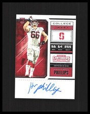 2018 Harrison Phillips Rookie Auto Contenders Draft Picks #246 Buffalo Bills