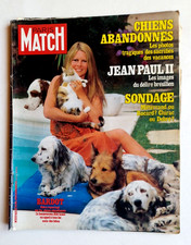 Paris Match .18 Juillet 1980. Couverture Brigitte Bardot