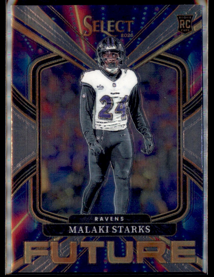 2025 Panini Select Future Malaki Starks #2 Base Football Baltimore Ravens Card