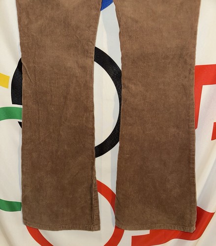 Pantalone donna John J. Galt velluto a coste piccolo bootcut svasato marrone - Foto 6 di 10