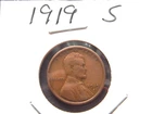Photo of a 1919-P Lincoln Wheat Cent from an eBay listing that sold on Jul 20, 2026