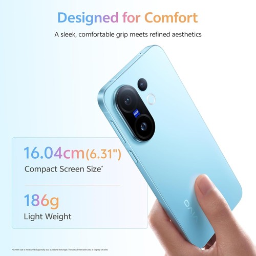 vivo X200FE Factory Unlocked Dual SIM 16GB RAM 512GB STORAGE GLOBAL VERSION-BLUE - Picture 2 of 8