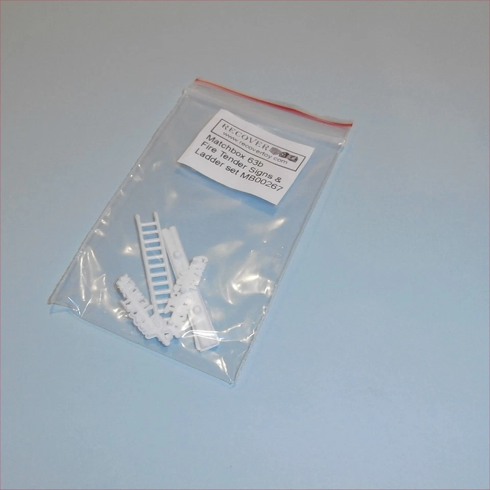 Matchbox Lesney 63 b Airport Crash Tender Truck Signs Set - Image 4 of 4