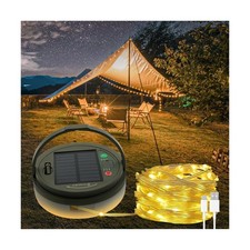 Solar Camping String Lights, 32.8FT Fairy String Lights 130LEDs, 4 ... Fast Ship