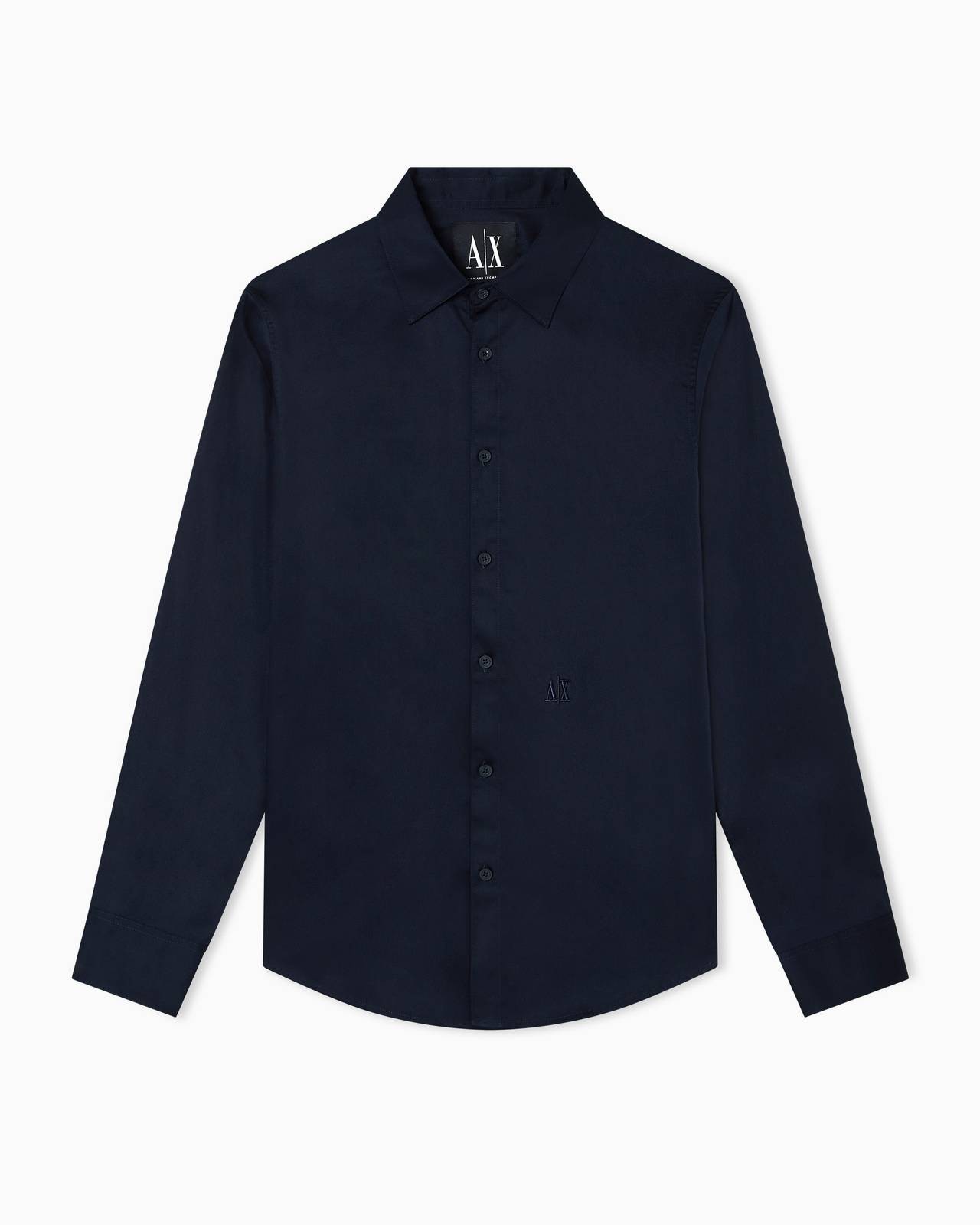 Armani Exchange Shirt Regular Unita Blau - Gre L Herrenbekleidung Hemden 16590₽