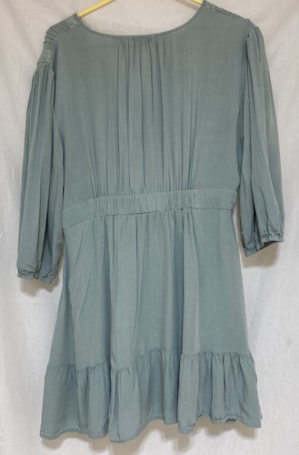 Mini Vestido Baltic Born Amelia Boho Campesino Cabaña Verde Salvia - Extra Grande XL - Imagen 12 de 14