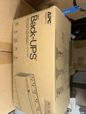 APC Back-UPS 600 BE600M1 Battery Backup Surge Protector 9 Outlet No Battery
