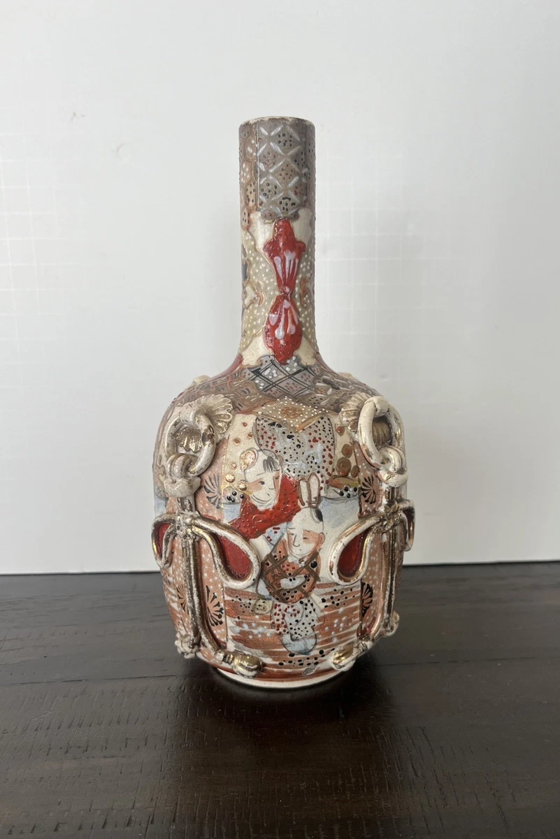 陶瓷日本古董花瓶| eBay