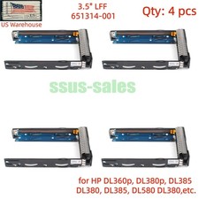 X4 651314-001 3.5" LFF SAS SATA HDD Tray Caddy for HP DL385 DL380 G8 G9 G10