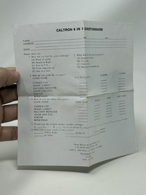 Caltron 6 in 1 Nintendo Entertainment System NES Complete CIB USA Version Rare