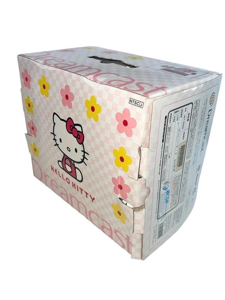 Hello Kitty Dreamcast Set Skeleton Pink 1999 Rare Sega From Japan With Box - Image 4 of 4