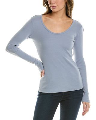 James Perse U Neck T-Shirt Women's  0