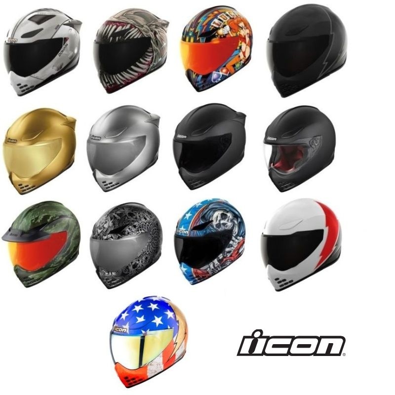 Icon Domain Full Face Street Motorcycle Riding Helmet - Pick Size