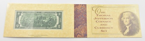 Lot (5) 1976 Unc Jefferson Coin and Currency Set FRN Bill $2 Lot Note *7299 - Picture 4 of 5