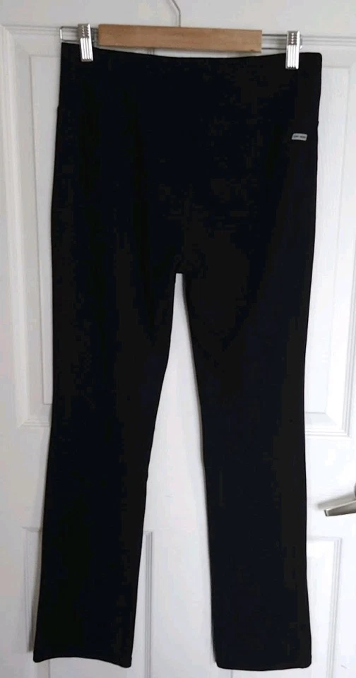 Pantalones ajustados Danskin Now para mujer negros atléticos yoga talla mediana 8-10 Dri More Foto 2 de 4