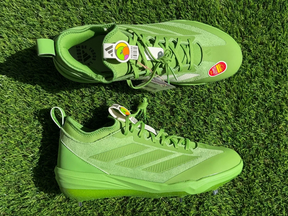Adidas Adizero Impact GRINCH Green Metal Baseball Cleats Men\'s Size 9 JS2978 adidas Green Baseball & Softball Cleats for Men for sale - eBay main image 3