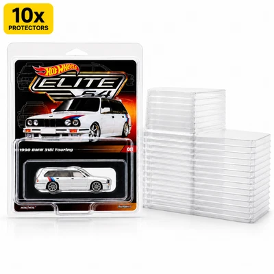 10x Hot Wheels Premium Card Protector Blister Schutz Box Case PET Transparent - Bild 1 von 4