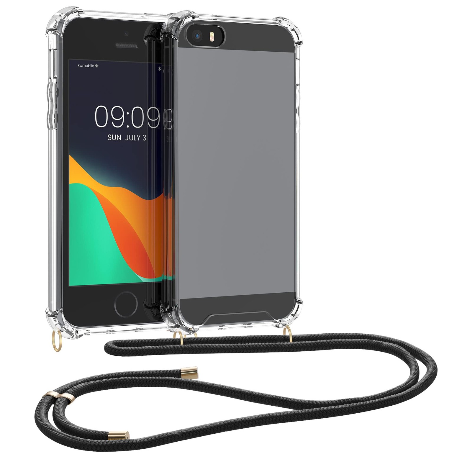 kwmobile Custodia Compatibile con Apple iPhone SE (1.Gen 2016) / iPhone 5 (g3Z)