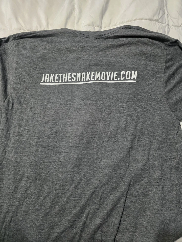 Camisa firmada JAKE LA SERPIENTE ROBERT'S XL. nunca usado. Nuevo. WCW WWE WWF ECW TNA Foto 4 de 4