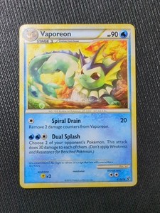 Pokémon TCG Vaporeon HS-Undaunted 41/90 Regular Uncommon