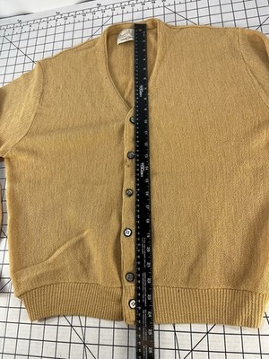 Vintage Arnold Palmer Robert Bruce Cardigan Men M Alpaca Wool