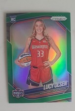 2025 Panini Prizm WNBA - Rookie Variation Lucy Olsen #145 Green Prizm (RC)