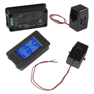 PZEM022 LCD Display Power Energy Tester für Wechselspannung und Strom 100A