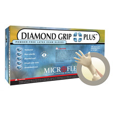 Microflex DIAMOND GRIP PLUS LATEX GLOVES L 100PK MIC.DGP350-L
