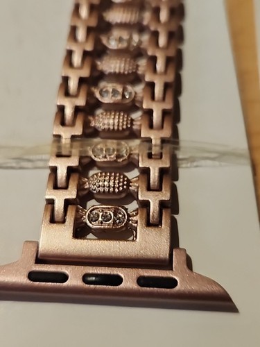 Apple Watch Band Moolia Bling Pink Gold Open Box With Attachments - 第 4/7 張圖片