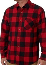 Field & Stream Red & Black Flannel Shirt