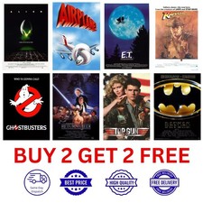 CLASSIC 80S FILM POSTERS MOVIE PRINTS NOSTALGIC FILM POSTERS A3 A4 A5 HOME DÉCOR