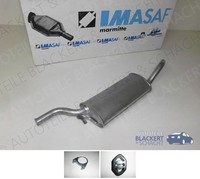 Imasaf ESD Auspuff Endtopf für Skoda Favorit Felicia I + II + Favorit 1.3 + 1.6