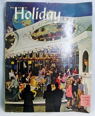 HOLIDAY Magazine April 1946 Great Advertisements Philadelphia/Mexico/Indian Art