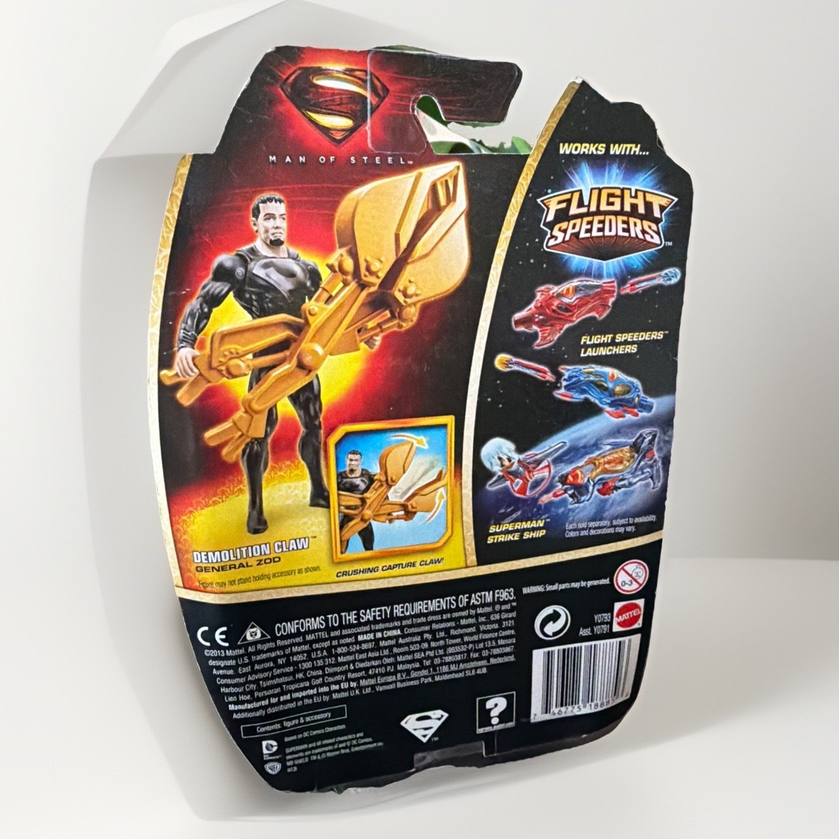 Superman Man of Steel General Zod Demolition Claw Concrete Crusher