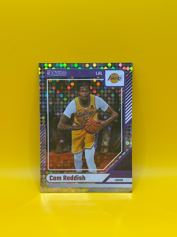 2024-25 Donruss #30 Cam Reddish Pink Disco #/25 SN