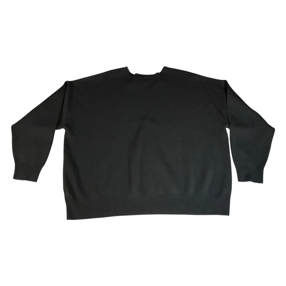 Torrid Gr. 3 schwarz orange Kürbisgesicht Pullover Übergröße Halloween Pullover - Bild 2 von 4