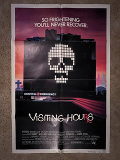 Visiting Hours 1982 Movie Poster 27x41 Michael Ironside Lee Grant