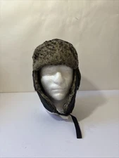 City Hunter Trapper Hat Ear Flaps Wool Blend Chin Buckle Unisex Adult One Size