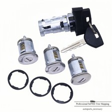 Fits 90-95 Jeep Wrangler Yj Ignition Door Lock Cylinder Set 2 Keys Matched New Fits 90-95 Jeep Wrangler Yj Ignition Door Lock Cylinder Set 2 Keys Matched New