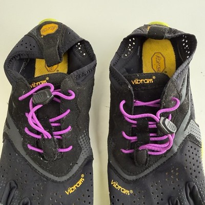 Vibram Women's FiveFingers V-Run Shoe Black Purple Size 38 | eBay