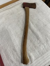 Vintage Axe, 26.5" Long Wooden Handle Polished 3-1/4 Lbs Ax Unmarked EUC